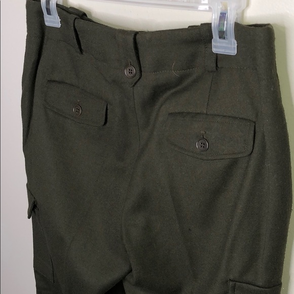 Talbots Dark Green Wool Dress Pants Trousers - Picture 5 of 8